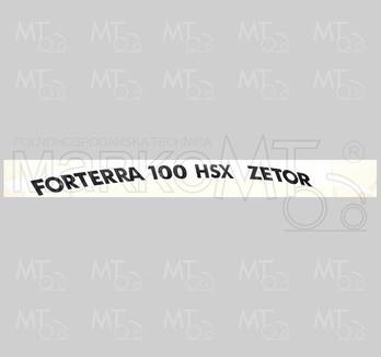 NÁPIS FORTERRA 100 HSX PRAVÝ