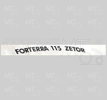 NÁPIS FORTERRA 115 PRAVÝ