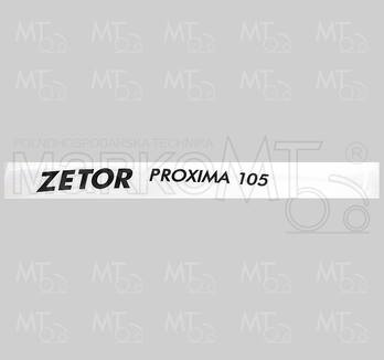 NÁPIS BOČNÝ ĽAVÝ ''ZETOR PROXIMA 105''