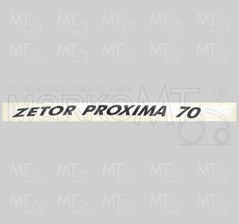 NÁPIS BOČNÝ ĽAVÝ ''ZETOR PROXIMA 70''
