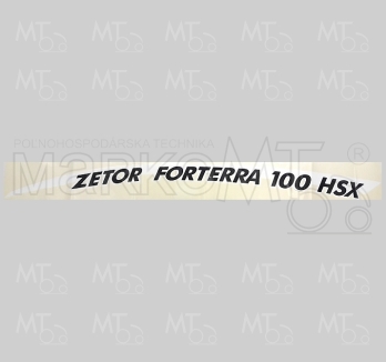 NÁPIS FORTERRA HSX 100 ĽAVÝ